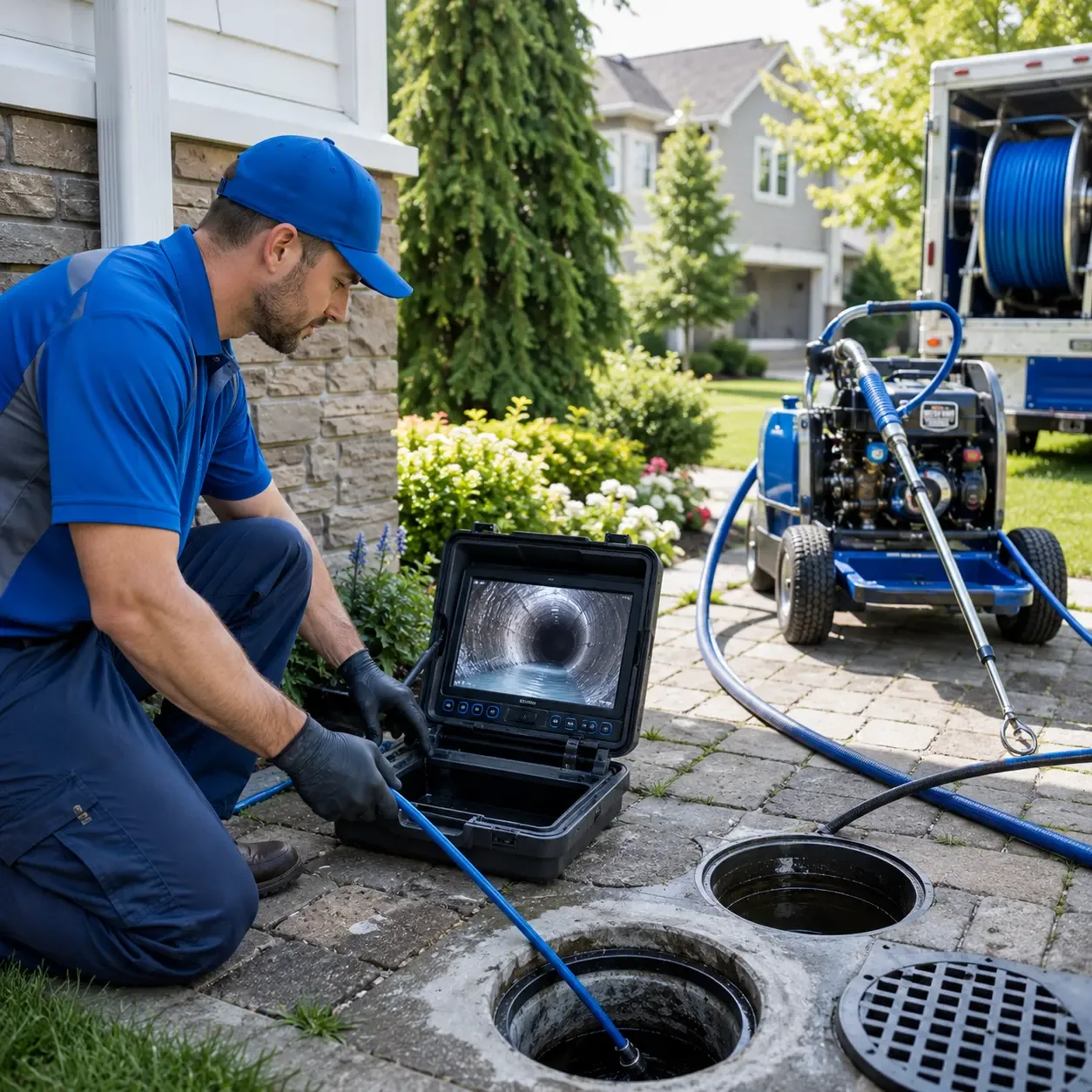 Outdoor drain cleaning professionals serving Clayton, NJ