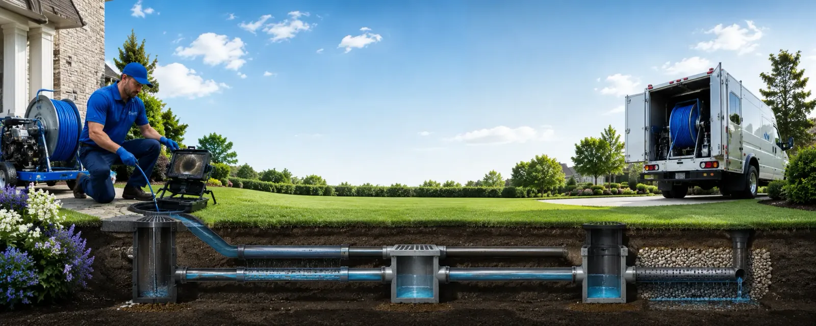 Outdoor drain cleaning information for Clayton, NJ